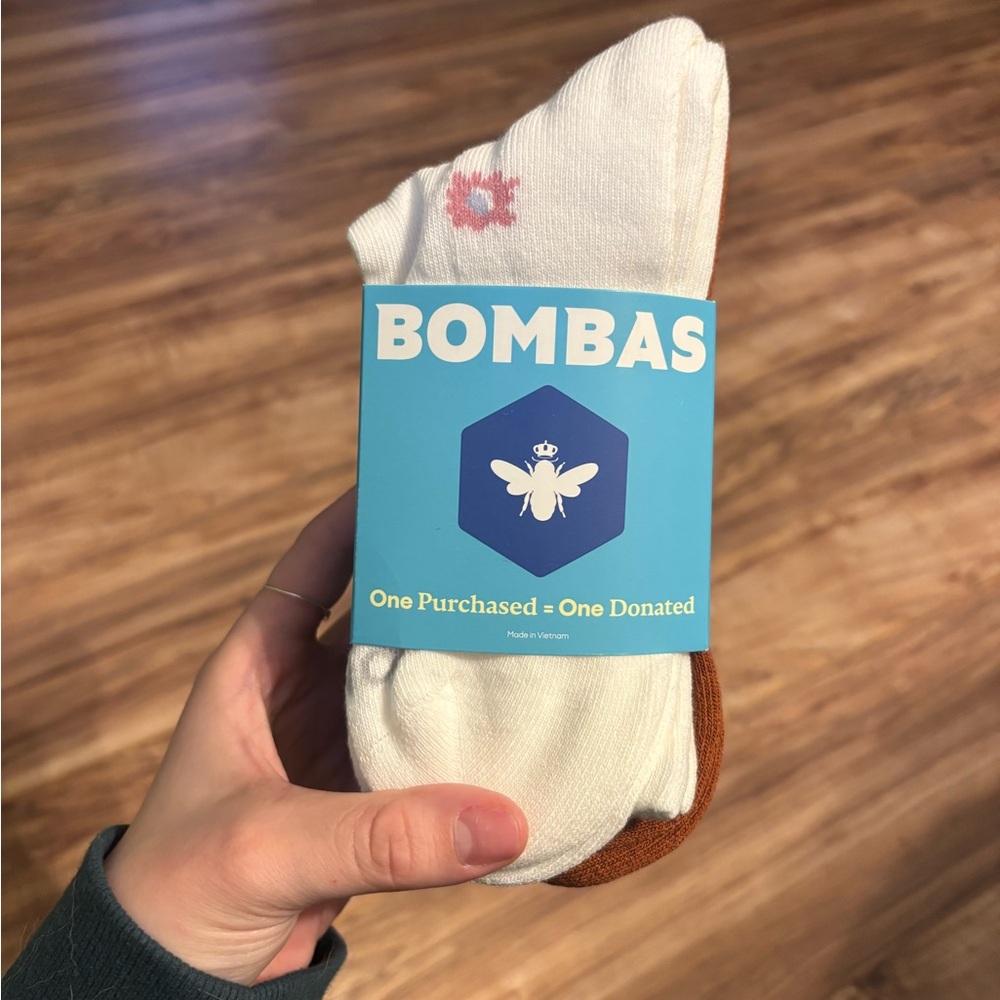 Bombas Garden Party Half Calf Socks 4-Pack – Size Medium – NWT